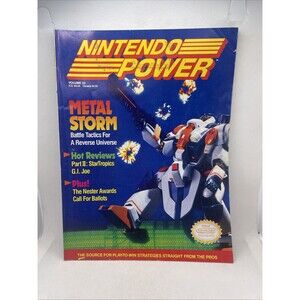 Nintendo Power volume 22 Metal Storm With Poster & Insert
